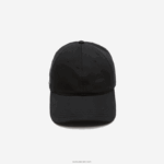 Lacoste כובע אריג מכותנה אורגנית DZ4D0D2181 שחור 031 גברים - Image 4