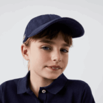 Lacoste כובע גברדין מוצק DZ4D0D2278 כחול כהה 166 ילדים - Image 2