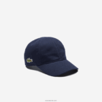 Lacoste כובע גברדין מוצק DZ4D0D2278 כחול כהה 166 ילדים - Image 3