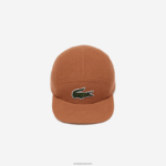 Lacoste כובע ג'ירול מכותנה אורגנית DZ4D0D2152 lfa חום בהיר גברים - Image 3