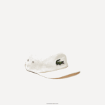 Lacoste כובע ג'ירול מכותנה אורגנית DZ4D0D2153 לבן xfj גברים