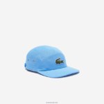 Lacoste כובע ג'ירול מכותנה אורגנית DZ4D0D2154 כחול l99 גברים