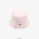 Lacoste כובע דלי כותנה אורגנית DZ4D0D2158 ורוד בהיר t03 גברים - Image 3
