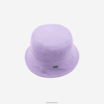 Lacoste כובע דלי כותנה אורגנית DZ4D0D2159 gfu סגול גברים - Image 3