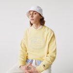 Lacoste כובע דלי כותנה אורגנית DZ4D0D2160 לבן 001 גברים