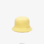 Lacoste כובע דלי כותנה אורגנית DZ4D0D2165 צהוב 107 גברים