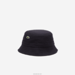 Lacoste כובע דלי כותנה אורגנית DZ4D0D2288 כחול כהה hde גברים - Image 2