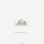 Lacoste כובע וינטג' בהדפס קרוק DZ4D0D2897 לבן 70V נשים - Image 3
