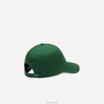 Lacoste כובע וינטג' בהדפס קרוק DZ4D0D2898 ירוק 132 נשים - Image 2