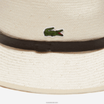 Lacoste כובע טניס ארוג ספורט מיאמי פתוח עם חוט DZ4D0D2340 בז '8lx גברים - Image 3