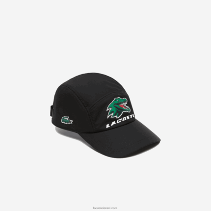 Lacoste כובע טניס תנין בלעדי DZ4D0D2236 שחור 031 גברים