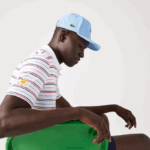 Lacoste כובע מתכוונן של presidents cup ספורט דגל אמריקאי DZ4D0D2332 כחול 5r4 גברים