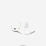 Lacoste כובע פאנל רשת טניס DZ4D0D2142 לבן צהוב dvj גברים - Image 2