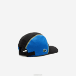 Lacoste כובע פאנל רשת טניס DZ4D0D2143 שחור כחול צהוב xis גברים - Image 2