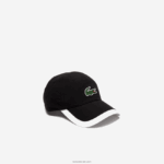 Lacoste כובע קל משקל ספורטיבי ניגודיות DZ4D0D1931 שחור לבן 258 גברים - Image 2