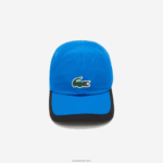 Lacoste כובע קל משקל ספורטיבי ניגודיות DZ4D0D1933 כחול שחור 6j4 גברים - Image 3