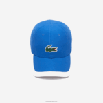 Lacoste כובע קל משקל ספורטיבי ניגודיות DZ4D0D2188 כחול לבן ar6 גברים - Image 3
