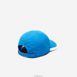 Lacoste כובע קל משקל ספורטיבי ניגודיות DZ4D0D2295 כחול לבן 8 פיקסלים גברים - Image 2
