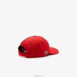 Lacoste כובע קל משקל ספורטיבי DZ4D0D1926 אדום 240 גברים - Image 2