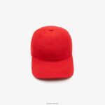 Lacoste כובע קל משקל ספורטיבי DZ4D0D1926 אדום 240 גברים - Image 3