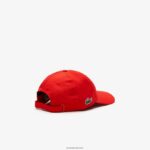 Lacoste כובע קל משקל ספורטיבי DZ4D0D2144 אדום s5h גברים - Image 2