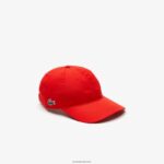 Lacoste כובע קל משקל ספורטיבי DZ4D0D2144 אדום s5h גברים