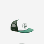 Lacoste כובע רשת וכובע ניאופרן DZ4D0D2161 ירוק לבן 291 גברים