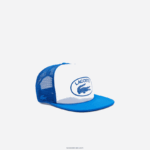 Lacoste כובע רשת וכובע ניאופרן DZ4D0D2163 כחול לבן לוקס גברים - Image 2