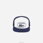 Lacoste כובע רשת וכובע ניאופרן DZ4D0D2164 כחול כהה לבן 525 גברים - Image 3