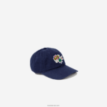 Lacoste כובע תג אפקט קומי DZ4D0D3272 כחול כהה 166 ילדים