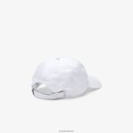 Lacoste כובע תג ניגודי DZ4D0D2238 לבן 001 גברים - Image 2