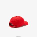 Lacoste כובע תג ניגודי DZ4D0D2240 אדום 240 גברים - Image 2