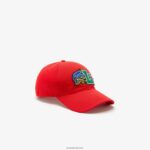 Lacoste כובע תג ניגודי DZ4D0D2240 אדום 240 גברים