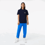 Lacoste כותנה אורגנית פיקה פולו DZ4D0D573 כחול כהה 166 גברים
