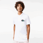 Lacoste כותנה אורגנית פיקה פולו DZ4D0D575 לבן 001 גברים
