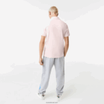 Lacoste כותנה אורגנית פיקה פולו DZ4D0D576 ורוד בהיר t03 גברים - Image 3