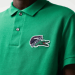 Lacoste כותנה אורגנית פיקה פולו DZ4D0D846 ירוק ldm גברים - Image 4