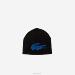 Lacoste כיפה הפיכה תנין בניגוד DZ4D0D2345 שחור כחול 985 גברים