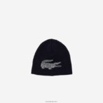 Lacoste כיפה הפיכה תנין בניגוד DZ4D0D2346 כחול כהה אפור chine 0ph גברים