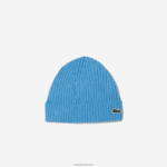Lacoste כיפה מצמר מצולע DZ4D0D2272 כחול 4xa גברים
