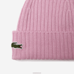 Lacoste כיפה מצמר מצולע DZ4D0D2276 ורוד z4h גברים - Image 2
