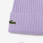 Lacoste כיפה מצמר מצולע DZ4D0D2291 gfu סגול גברים - Image 2