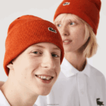Lacoste כפת צמר DZ4D0D2292 כתום uy6 גברים