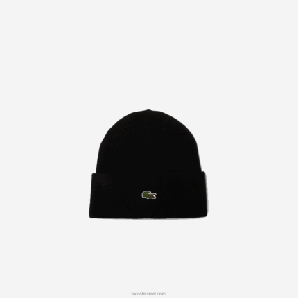 Lacoste כפת צמר DZ4D0D2293 שחור 031 גברים