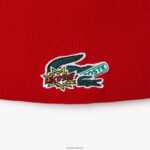 Lacoste כפת תג אפקט קומי DZ4D0D3277 אדום 240 ילדים - Image 2
