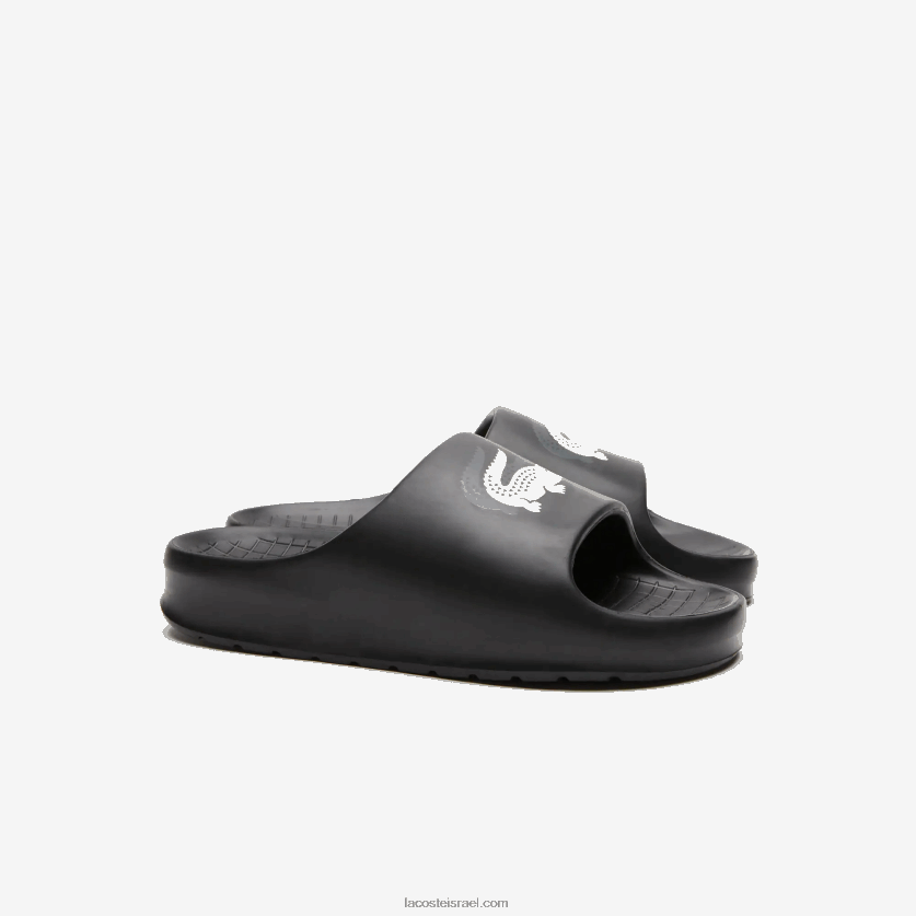 Lacoste להגיש שקופיות 2.0 evo סינטטי colorblock DZ4D0D1740 שחור ולבן 454 גברים - Image 2