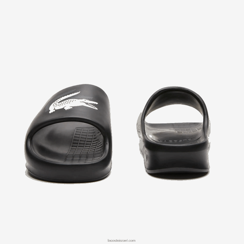 Lacoste להגיש שקופיות 2.0 evo סינטטי colorblock DZ4D0D1740 שחור ולבן 454 גברים - Image 5
