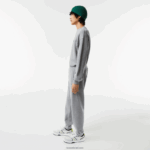 Lacoste להדפיס מכנסי טרנינג DZ4D0D1012 אפור chine yrd גברים - Image 2