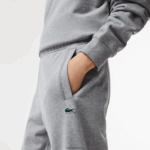 Lacoste להדפיס מכנסי טרנינג DZ4D0D1012 אפור chine yrd גברים - Image 4