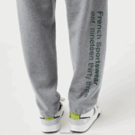 Lacoste להדפיס מכנסי טרנינג DZ4D0D1012 אפור chine yrd גברים - Image 6